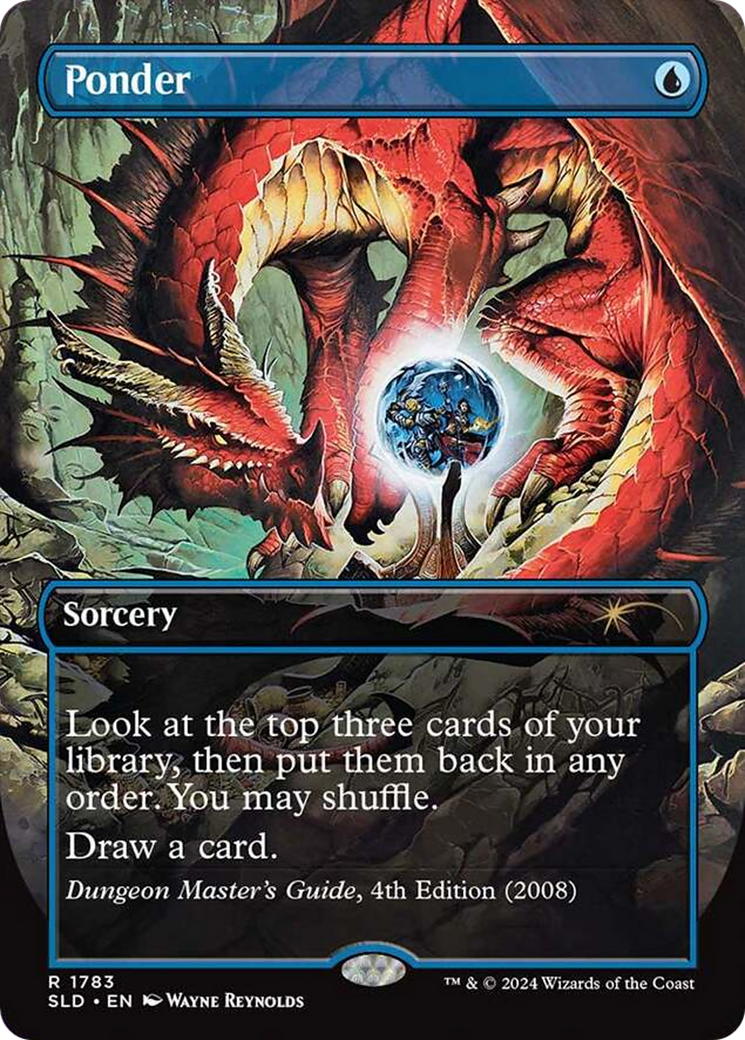 Ponder (1783) (Rainbow Foil) [Secret Lair Drop Series] | Fandemonia Ltd
