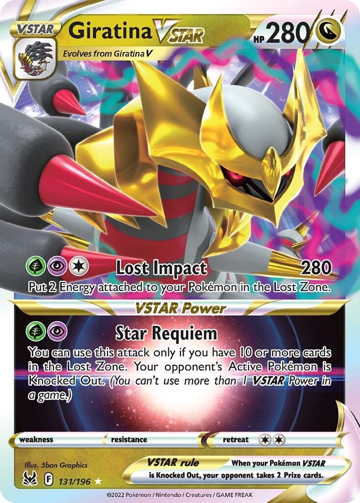 Giratina VSTAR (131/196) (Jumbo Card) [Sword & Shield: Lost Origin] | Fandemonia Ltd