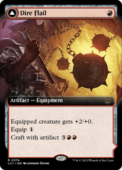 Dire Flail (Extended Art) [The Lost Caverns of Ixalan] | Fandemonia Ltd