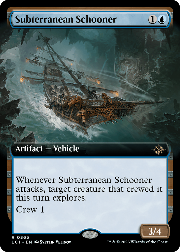 Subterranean Schooner (Extended Art) [The Lost Caverns of Ixalan] | Fandemonia Ltd
