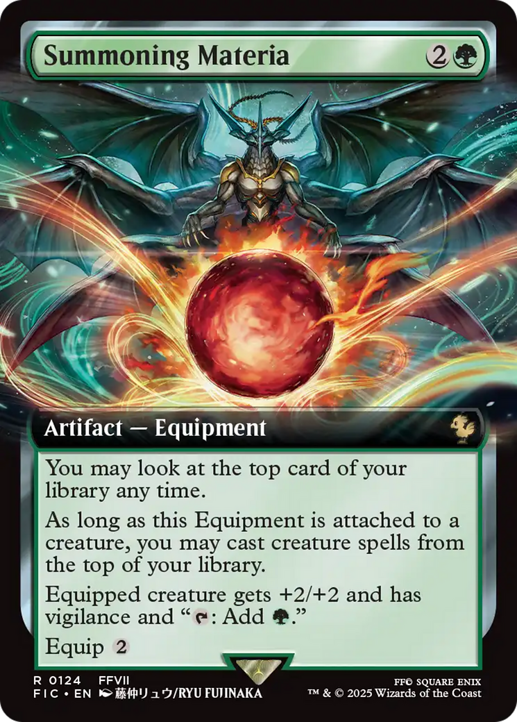 Summoning Materia (Extended Art) [FINAL FANTASY Commander] | Fandemonia Ltd