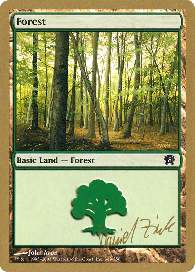 Forest (dz349) (Daniel Zink) [World Championship Decks 2003] | Fandemonia Ltd