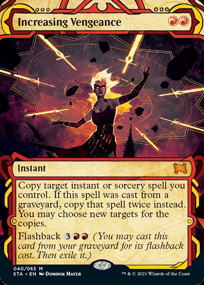 Increasing Vengeance (Foil Etched) [Strixhaven: Mystical Archive] | Fandemonia Ltd