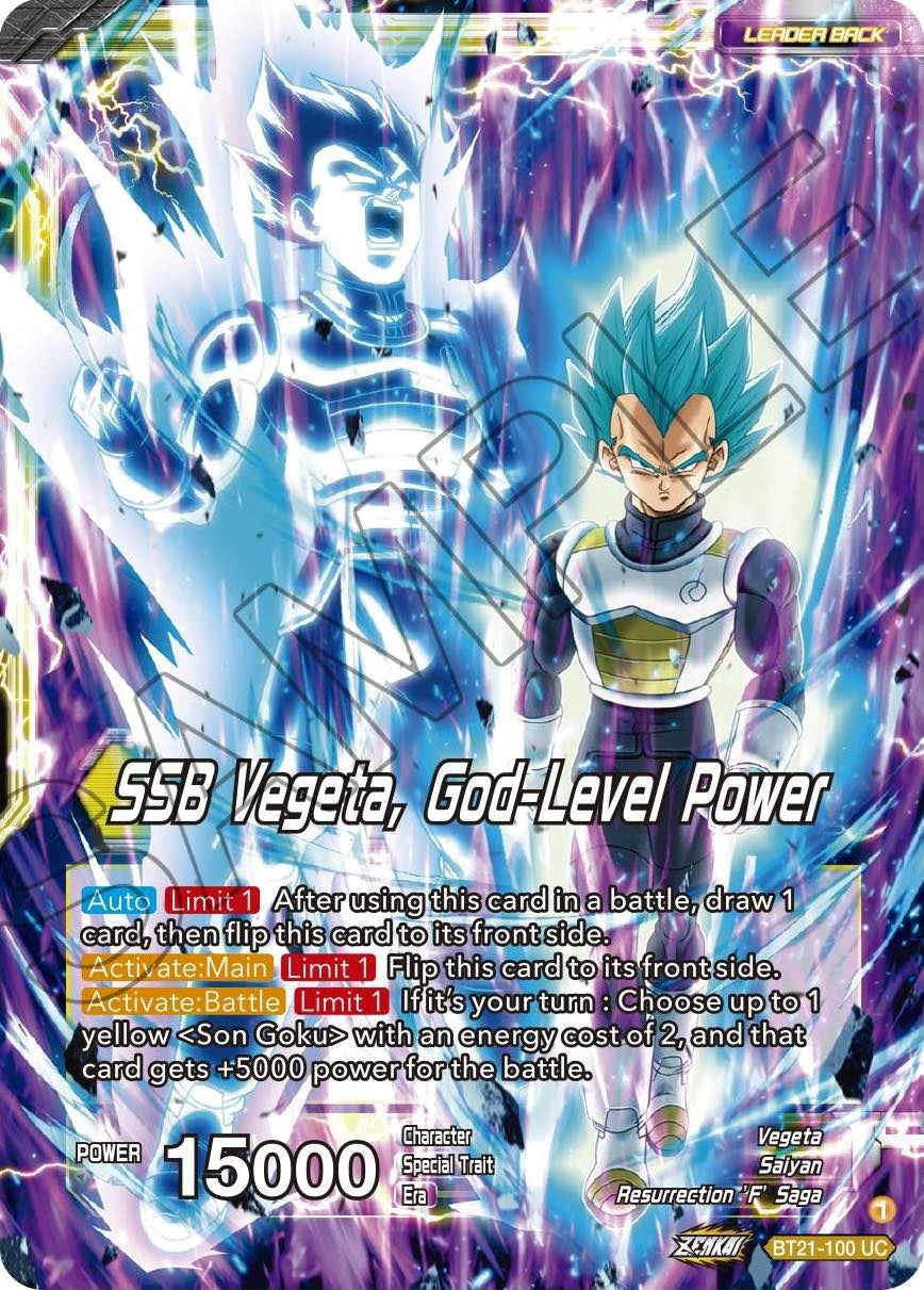 SSB Son Goku // SSB Vegeta, God-Level Power (BT21-100) [Wild Resurgence] | Fandemonia Ltd