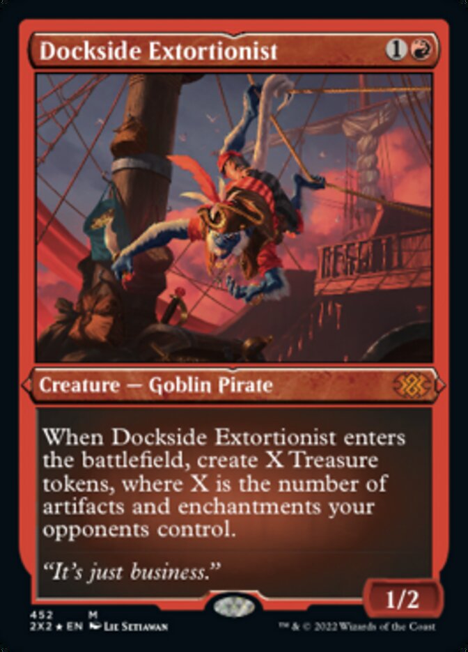 Dockside Extortionist (Foil Etched) [Double Masters 2022] | Fandemonia Ltd