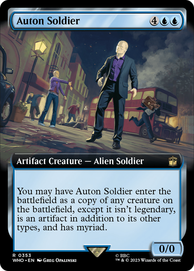 Auton Soldier (Extended Art) [Doctor Who] | Fandemonia Ltd