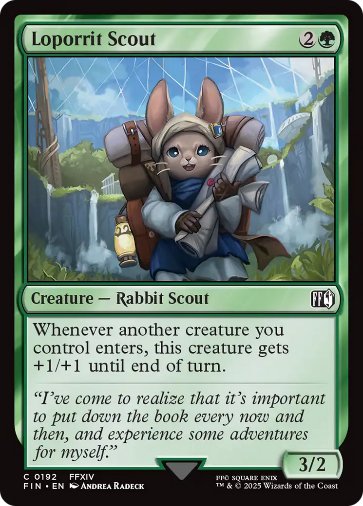 Loporrit Scout [FINAL FANTASY] | Fandemonia Ltd