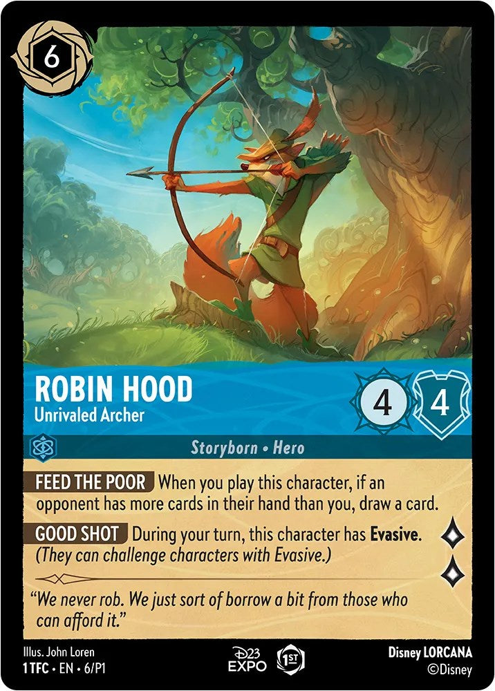 Robin Hood (6) [D23 Promos] | Fandemonia Ltd