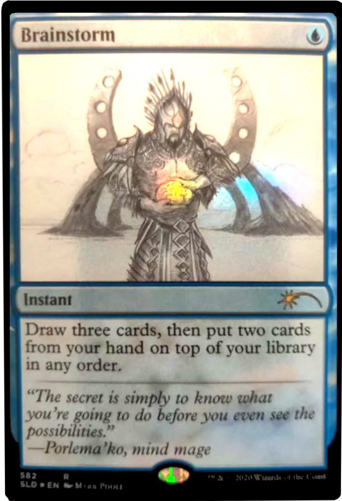 Brainstorm (Sketch) [Secret Lair Drop Promos] | Fandemonia Ltd