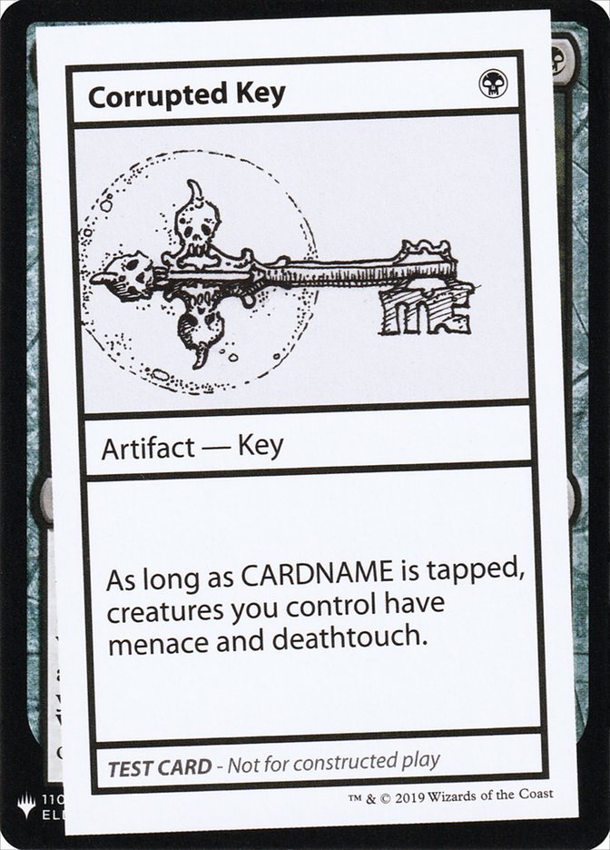 Corrupted Key [Mystery Booster Playtest Cards] | Fandemonia Ltd