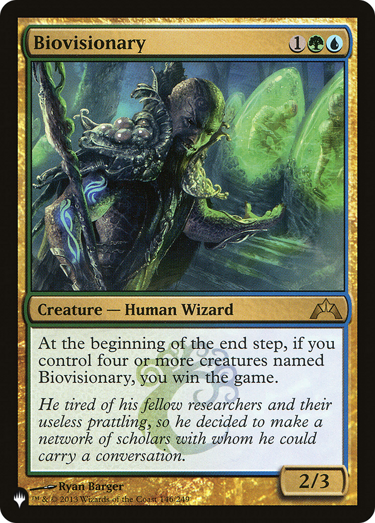 Biovisionary [The List] | Fandemonia Ltd
