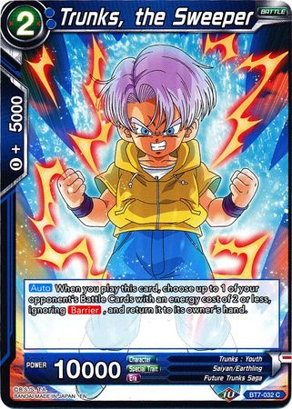 Trunks, the Sweeper (BT7-032) [Assault of the Saiyans] | Fandemonia Ltd