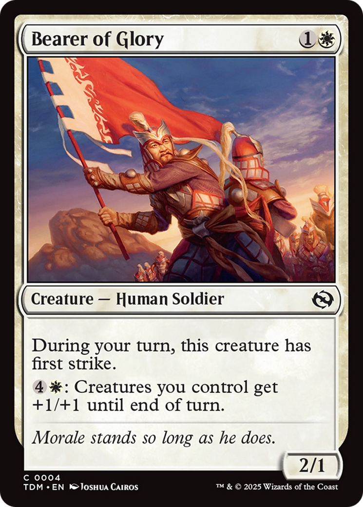 Bearer of Glory [Tarkir: Dragonstorm] | Fandemonia Ltd
