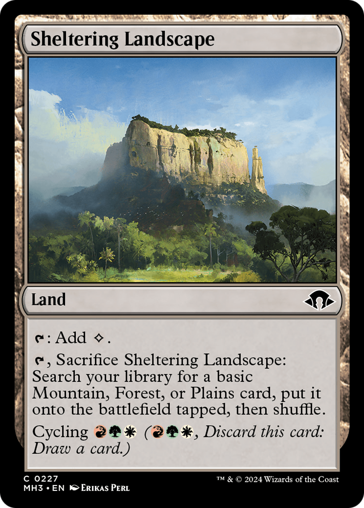Sheltering Landscape [Modern Horizons 3] | Fandemonia Ltd