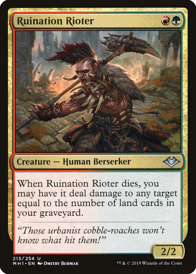 Ruination Rioter [Modern Horizons] | Fandemonia Ltd