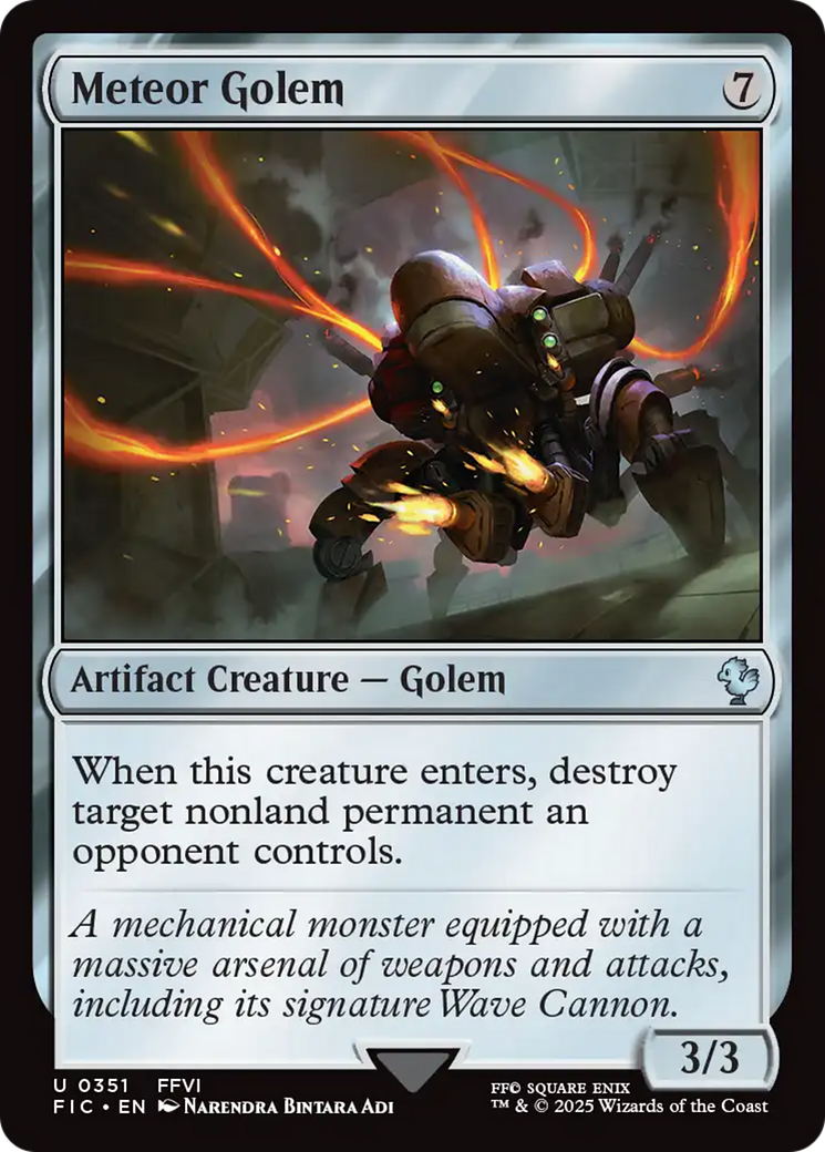 Meteor Golem [FINAL FANTASY Commander] | Fandemonia Ltd