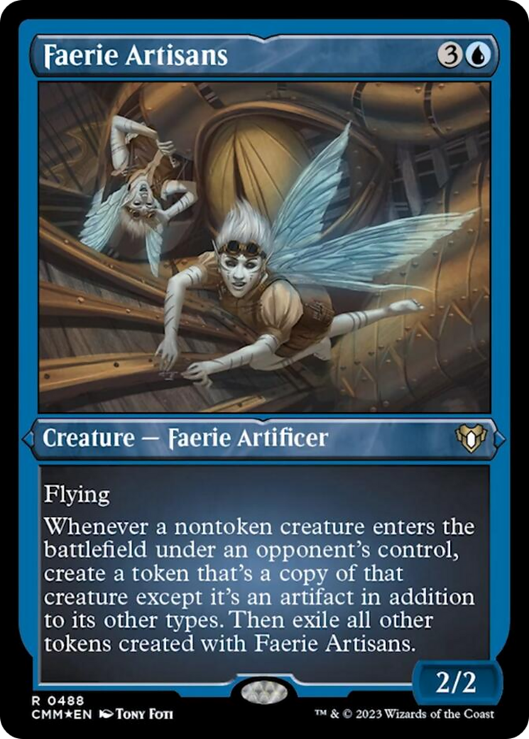 Faerie Artisans (Foil Etched) [Commander Masters] | Fandemonia Ltd