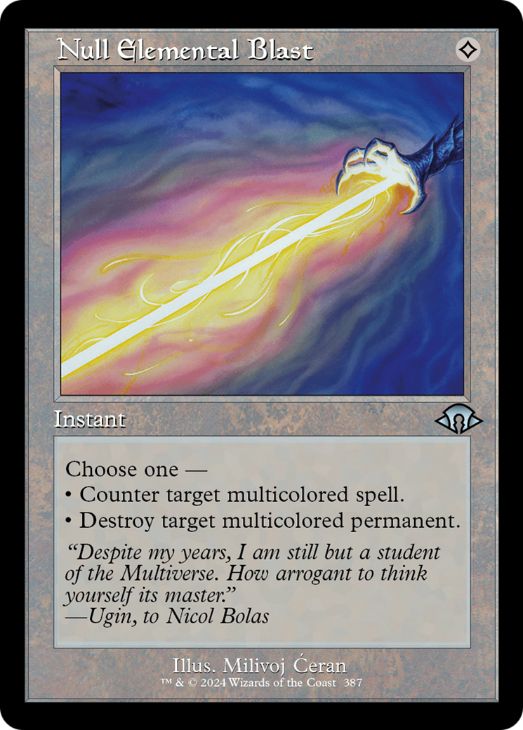 Null Elemental Blast (Retro) [Modern Horizons 3] | Fandemonia Ltd