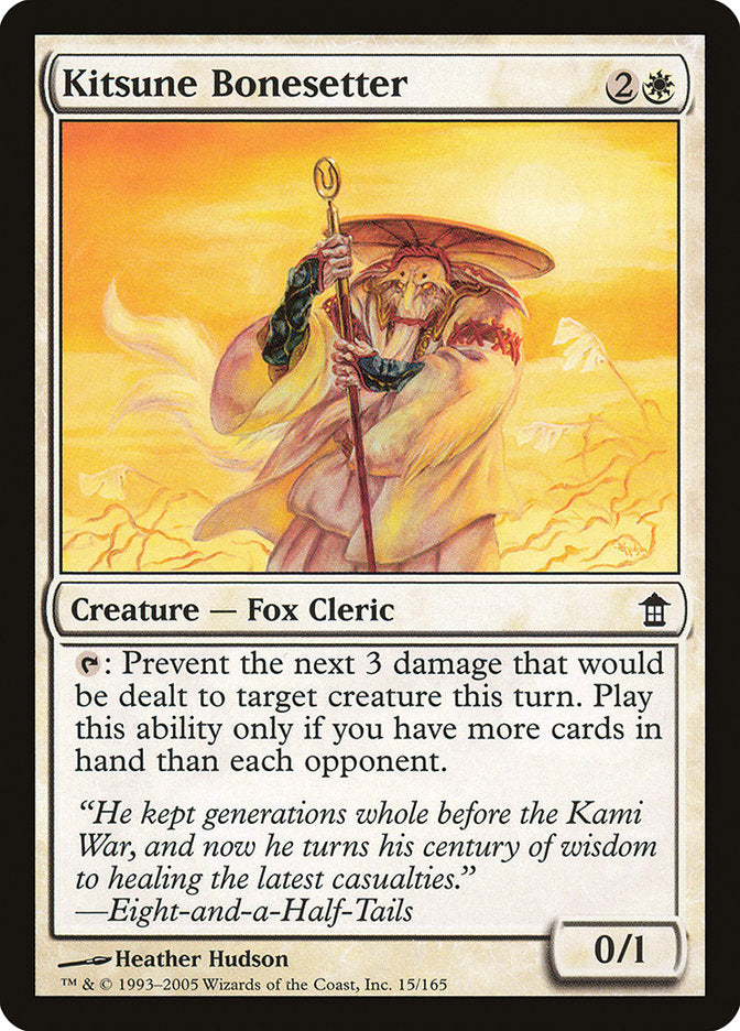 Kitsune Bonesetter [Saviors of Kamigawa] | Fandemonia Ltd