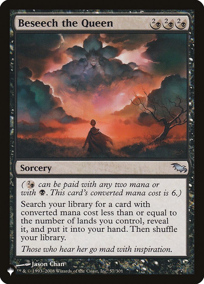 Beseech the Queen [The List] | Fandemonia Ltd
