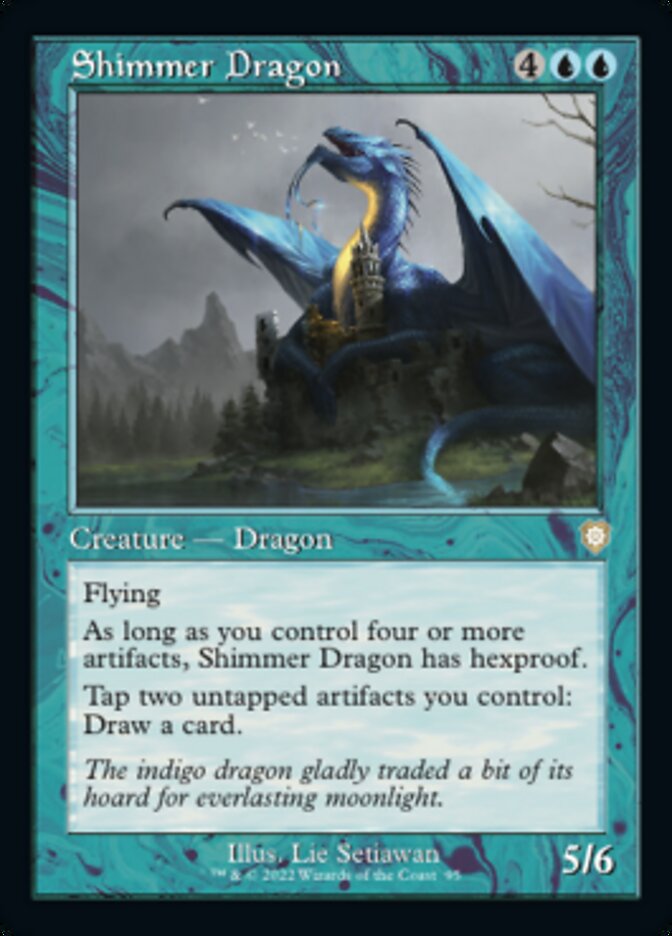 Shimmer Dragon (Retro) [The Brothers' War Commander] | Fandemonia Ltd