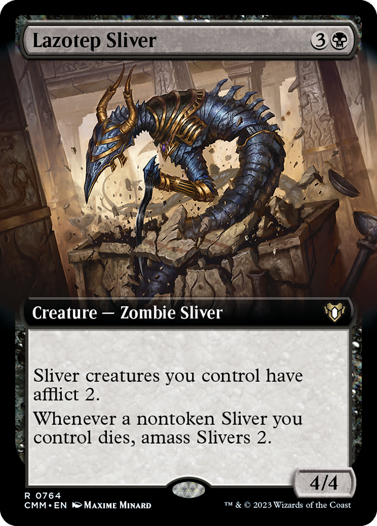 Lazotep Sliver (Extended Art) [Commander Masters] | Fandemonia Ltd