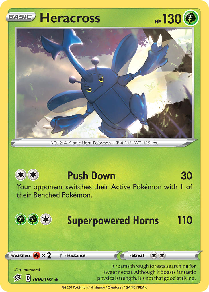 Heracross (006/192) [Sword & Shield: Rebel Clash] | Fandemonia Ltd