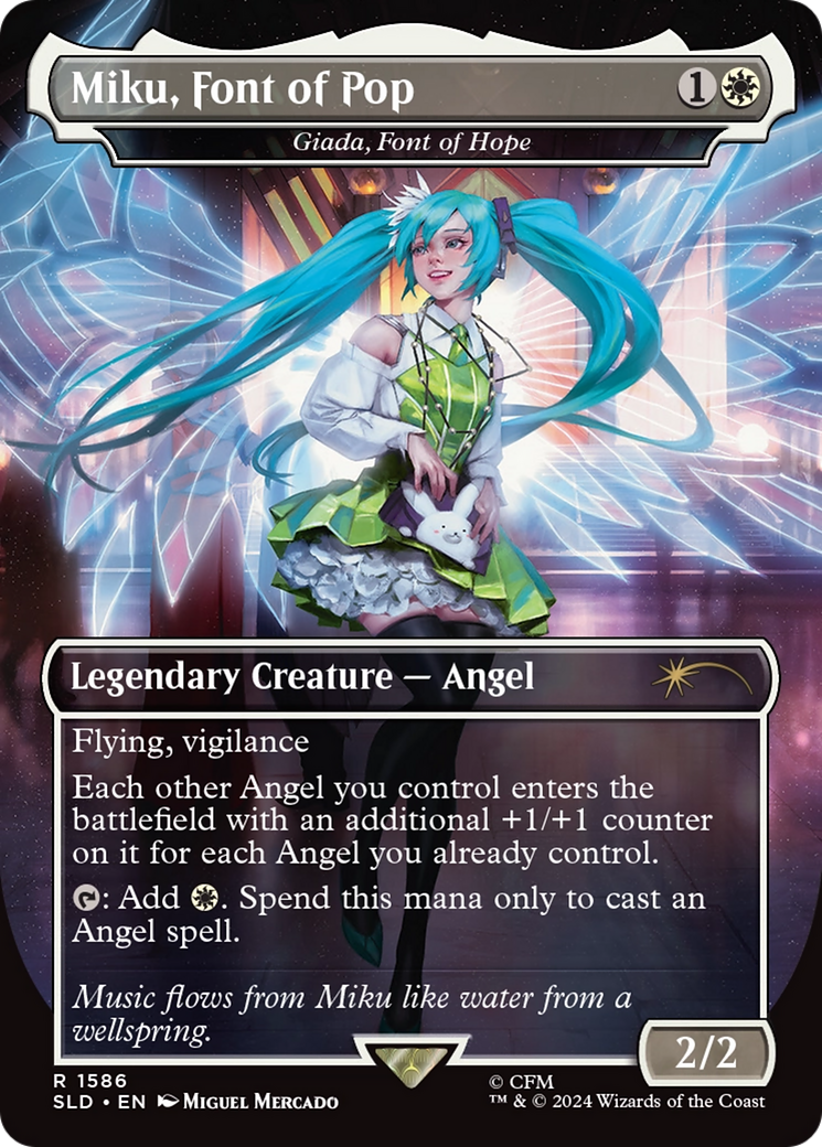 Miku, Font of Pop - Giada, Font of Hope (Rainbow Foil) [Secret Lair Drop Series] | Fandemonia Ltd