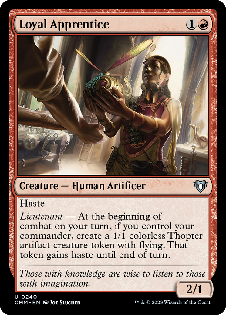 Loyal Apprentice [Commander Masters] | Fandemonia Ltd