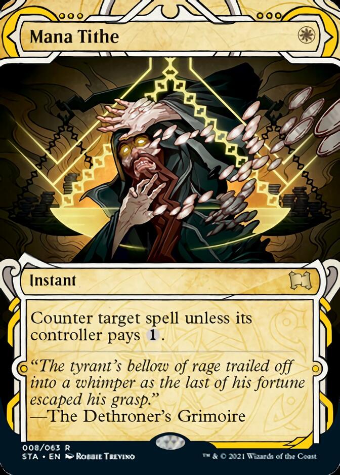 Mana Tithe (Foil Etched) [Strixhaven: Mystical Archive] | Fandemonia Ltd