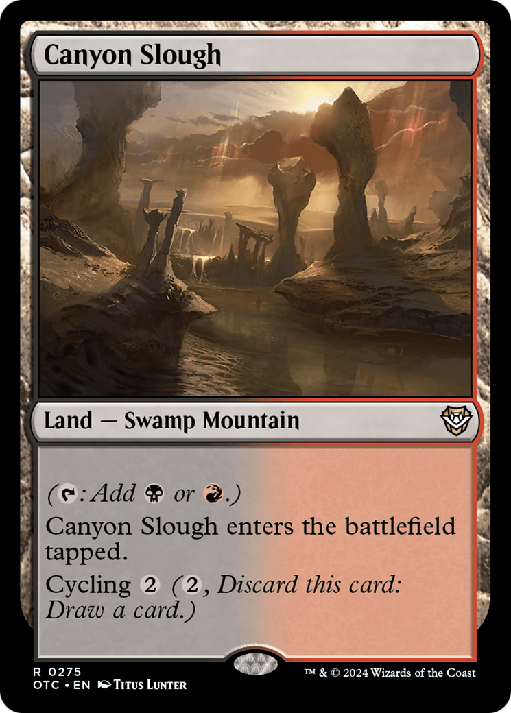 Canyon Slough [Outlaws of Thunder Junction Commander] | Fandemonia Ltd