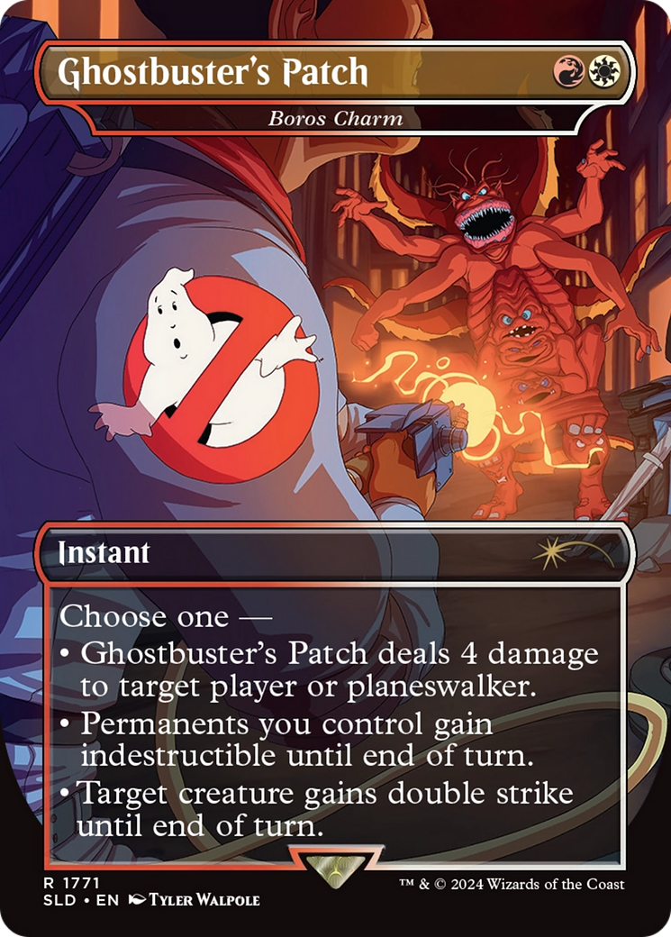 Ghostbuster's Patch - Boros Charm [Secret Lair Drop Series] | Fandemonia Ltd