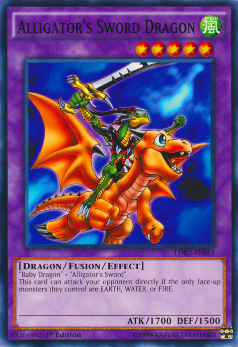 Alligator's Sword Dragon [LDK2-ENJ43] Common | Fandemonia Ltd