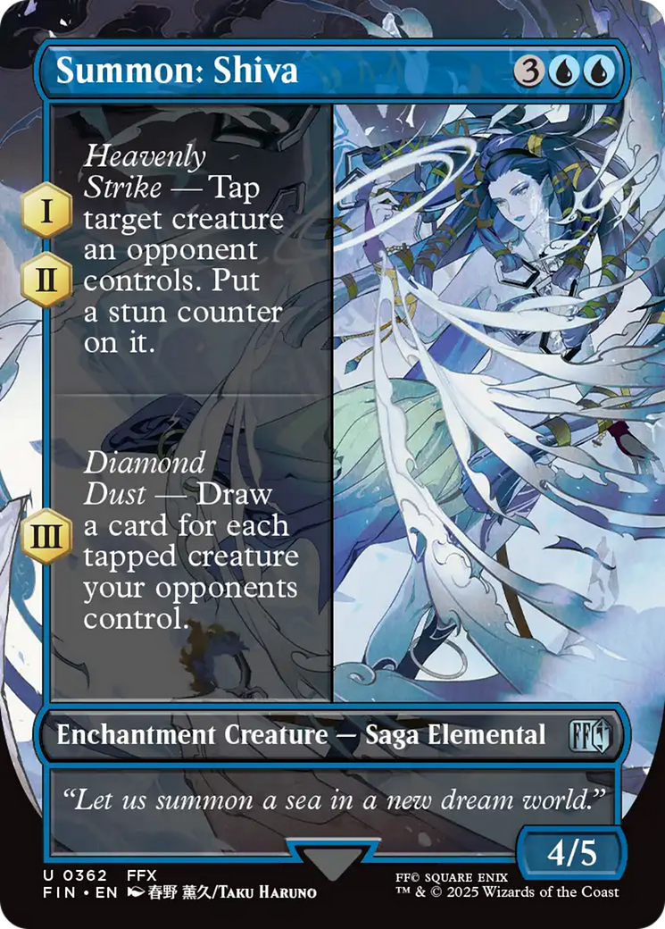 Summon: Shiva (Borderless) [FINAL FANTASY] | Fandemonia Ltd