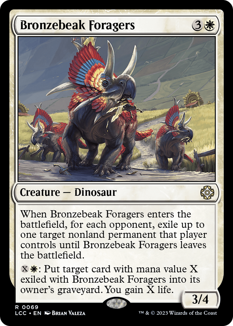 Bronzebeak Foragers [The Lost Caverns of Ixalan Commander] | Fandemonia Ltd