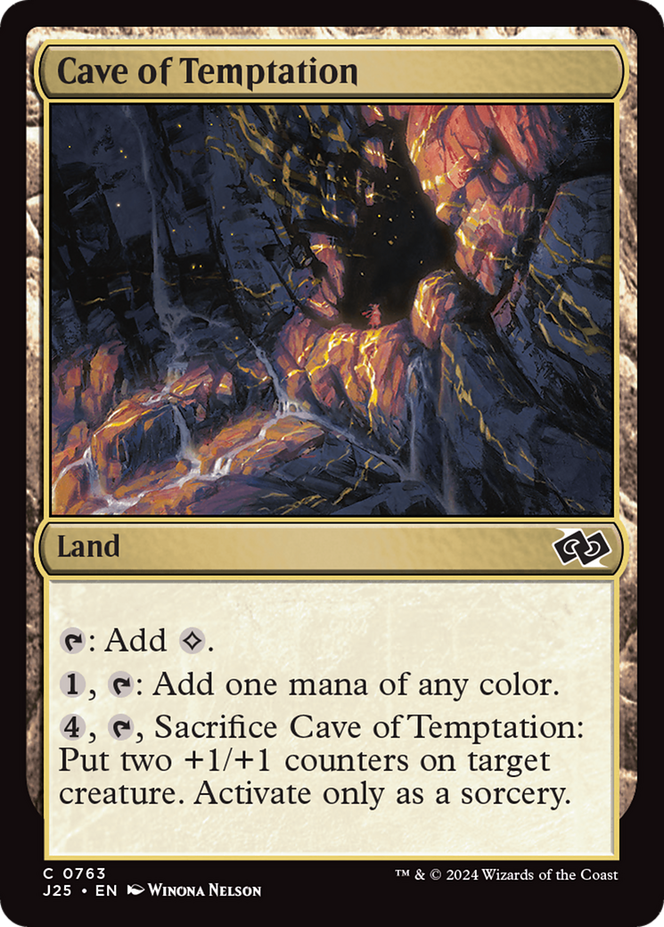 Cave of Temptation [Foundations Jumpstart] | Fandemonia Ltd