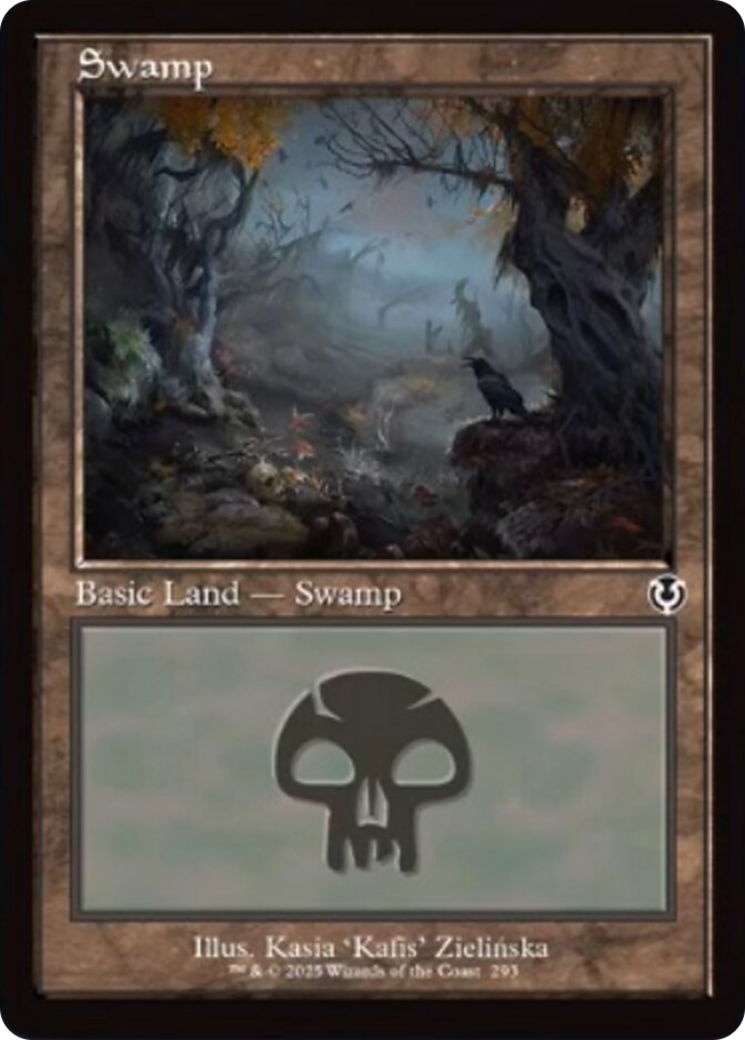 Swamp (293) (Retro Frame) [Innistrad Remastered] | Fandemonia Ltd