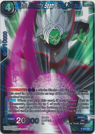 The Almighty Beam Fused Zamasu (P-011) [Promotion Cards] | Fandemonia Ltd