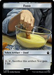 Soldier // Food (0026) Double-Sided Token [Doctor Who Tokens] | Fandemonia Ltd