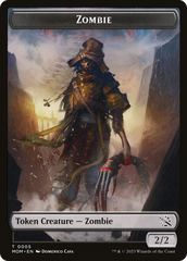 Elemental (02) // Zombie Double-Sided Token [March of the Machine Tokens] | Fandemonia Ltd