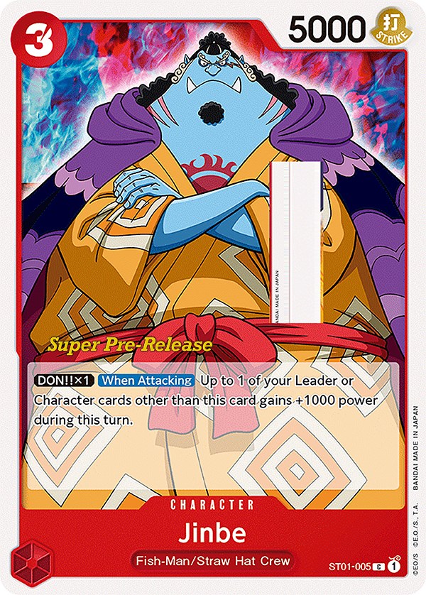 Jinbe [Super Pre-Release Starter Deck: Straw Hat Crew] | Fandemonia Ltd