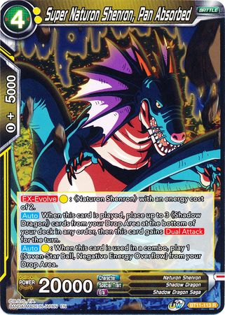 Super Naturon Shenron, Pan Absorbed (BT11-113) [Vermilion Bloodline] | Fandemonia Ltd
