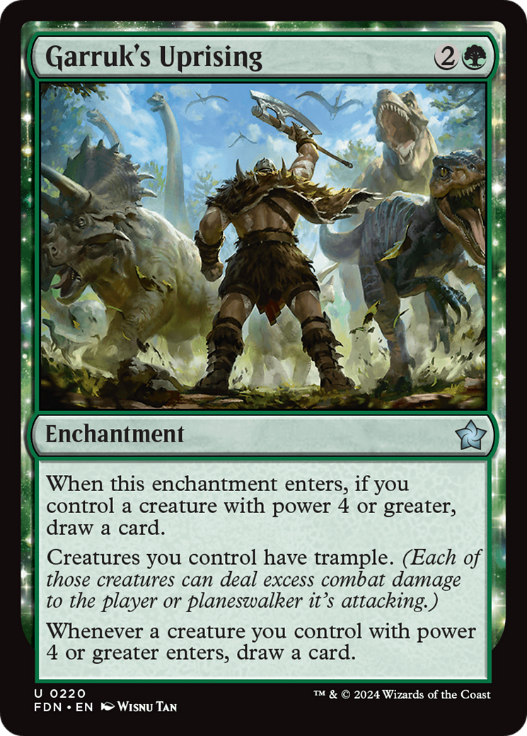 Garruk's Uprising [Foundations] | Fandemonia Ltd