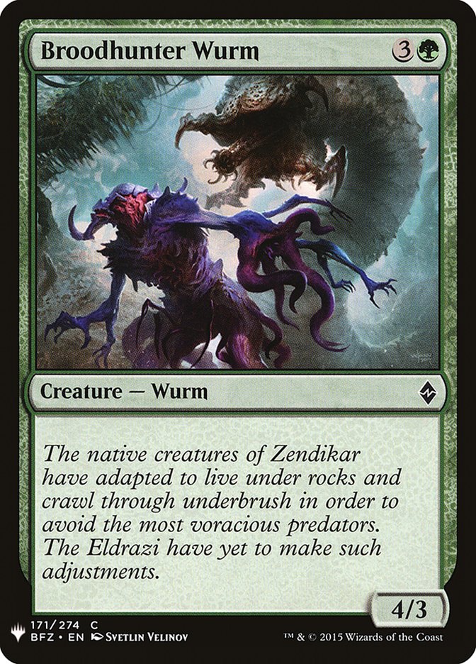 Broodhunter Wurm [Mystery Booster] | Fandemonia Ltd