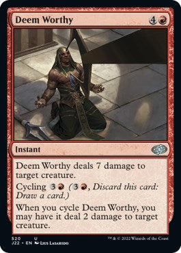 Deem Worthy [Jumpstart 2022] | Fandemonia Ltd