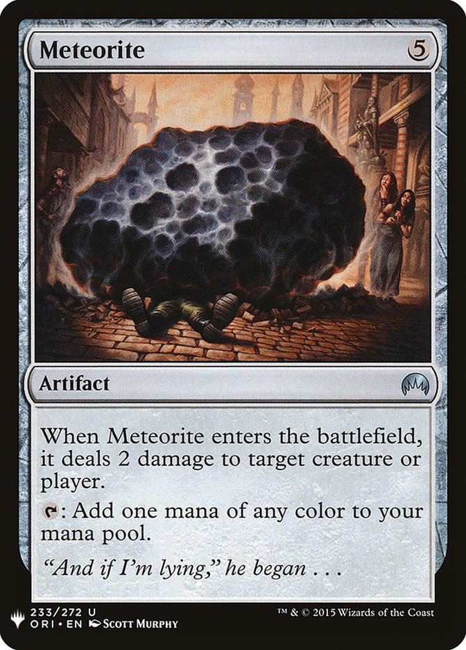 Meteorite [Mystery Booster] | Fandemonia Ltd