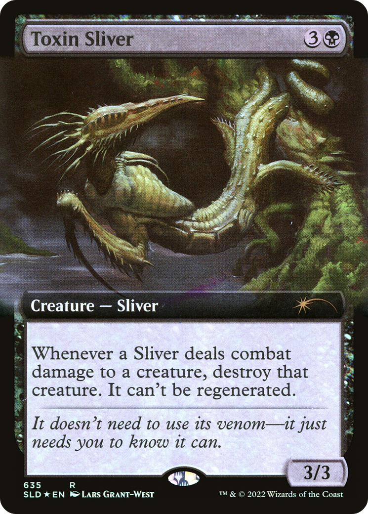 Toxin Sliver (Extended Art) [Secret Lair Drop Promos] | Fandemonia Ltd