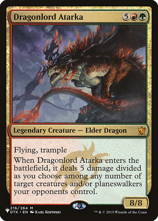Dragonlord Atarka [The List] | Fandemonia Ltd