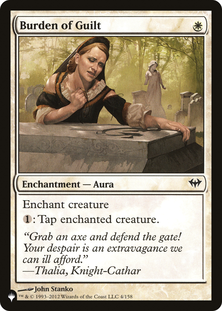 Burden of Guilt [The List] | Fandemonia Ltd