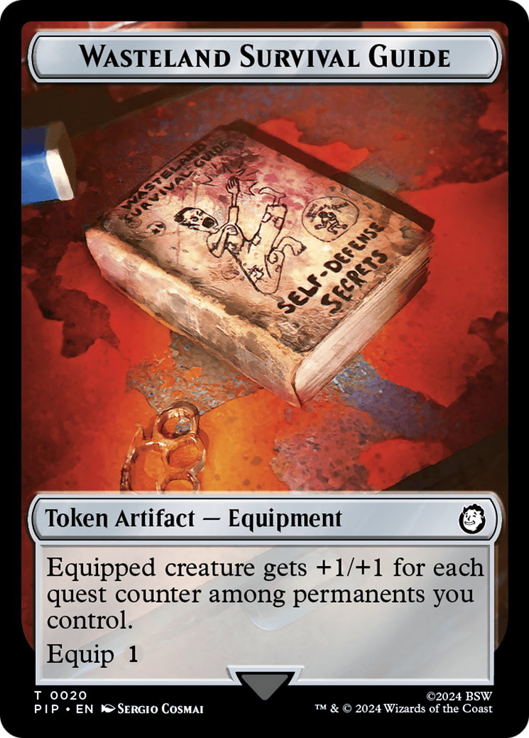 Treasure (0019) // Wasteland Survival Guide Double-Sided Token [Fallout Tokens] | Fandemonia Ltd